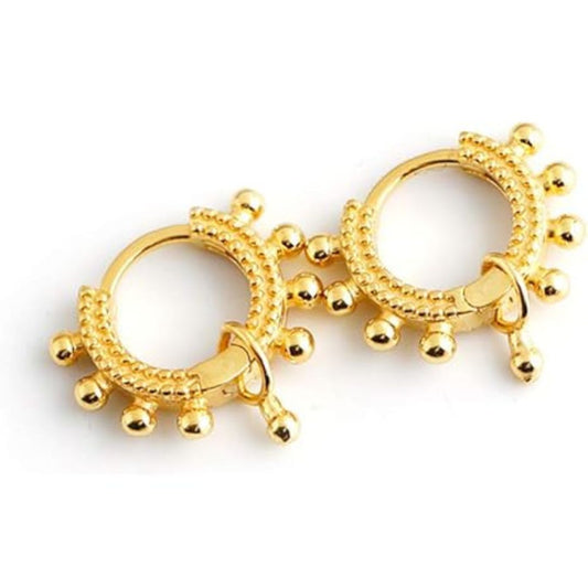 GOLDEN ORBITAL HOOPS