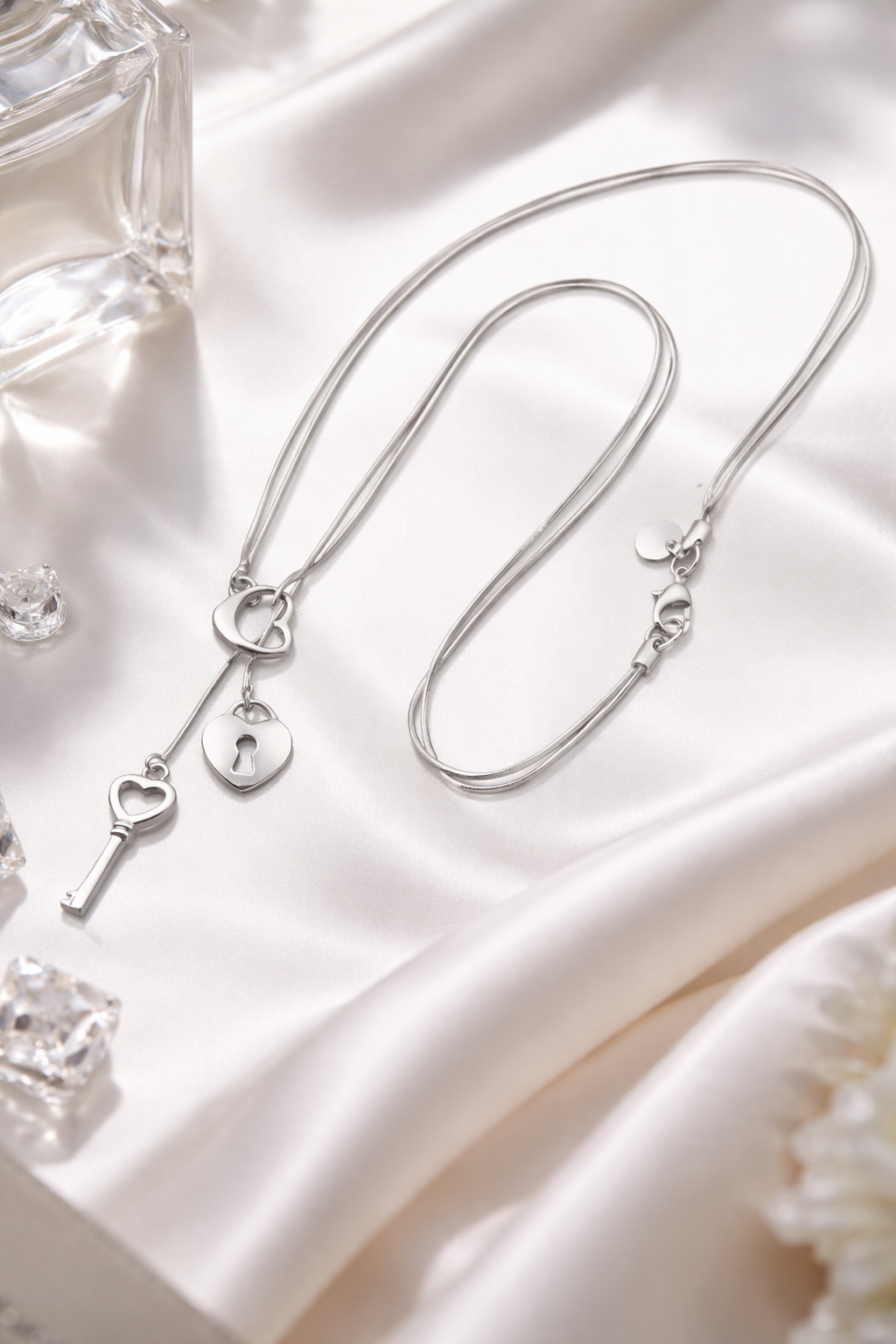 KEY HEART NECKLACE