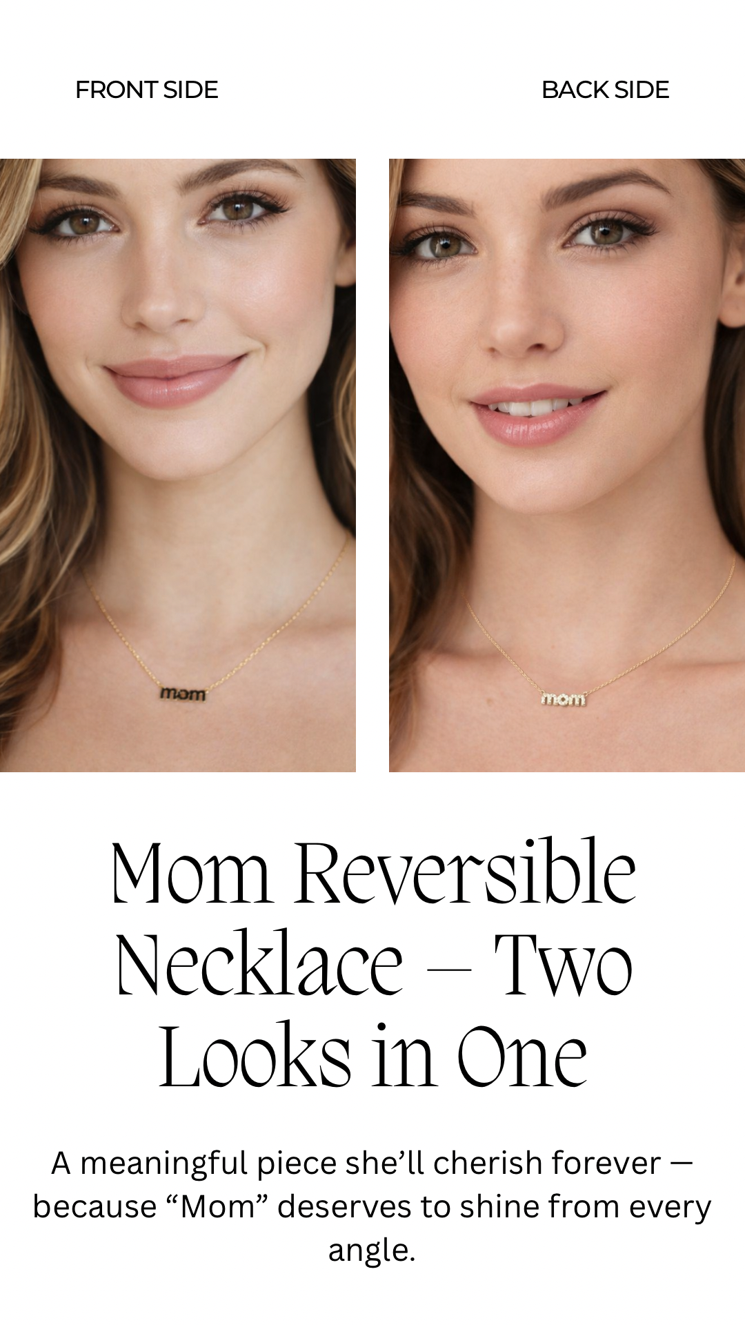 MOM REVERSIBLE NECKLACE