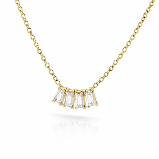BAGUETTE BAR NECKLACE