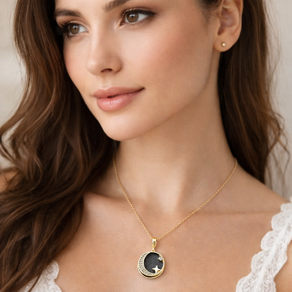 CELESTIAL BLACK NECKLACE