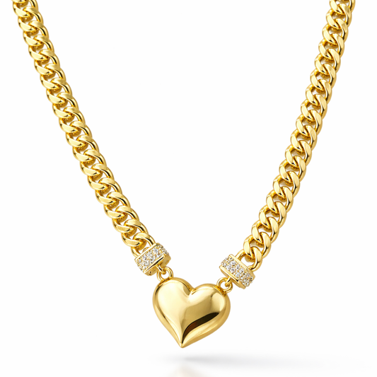 CUBAN HEART CHAIN