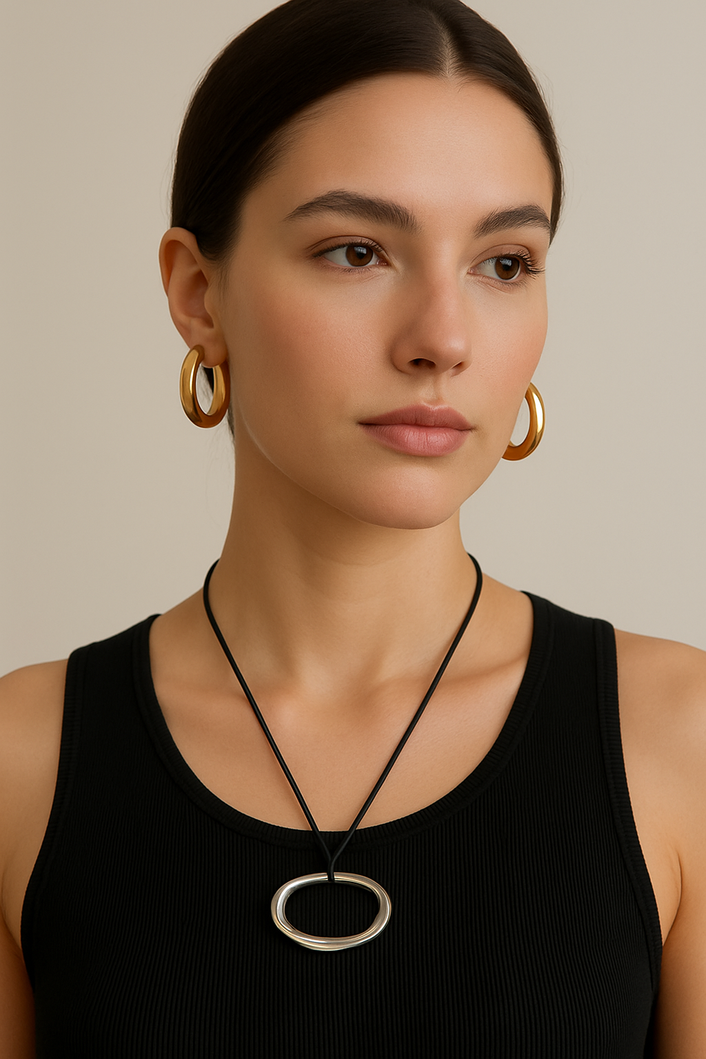 STELLA CENTERPIECE SILVER PENDANT