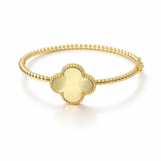 GOLDEN CLOVER BANGLE