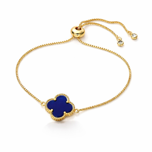 LAPIS CLOVER BRACELET