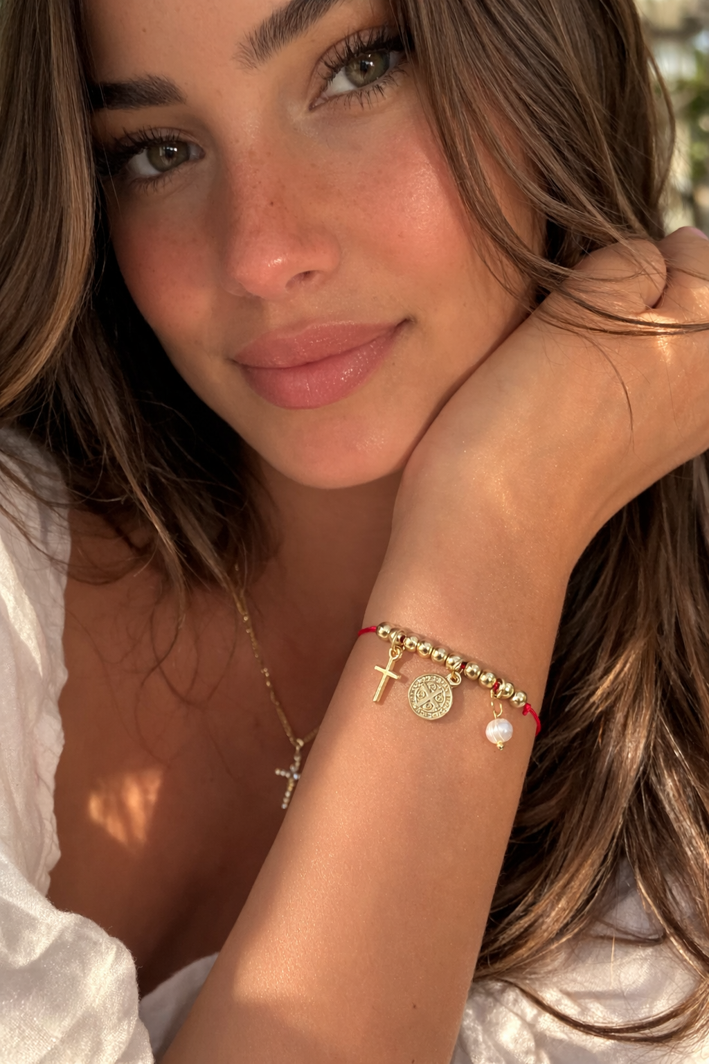 RED STRING FAITH CHARM