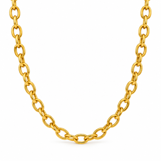 MUSE GOLD CHAIN NECKLACE
