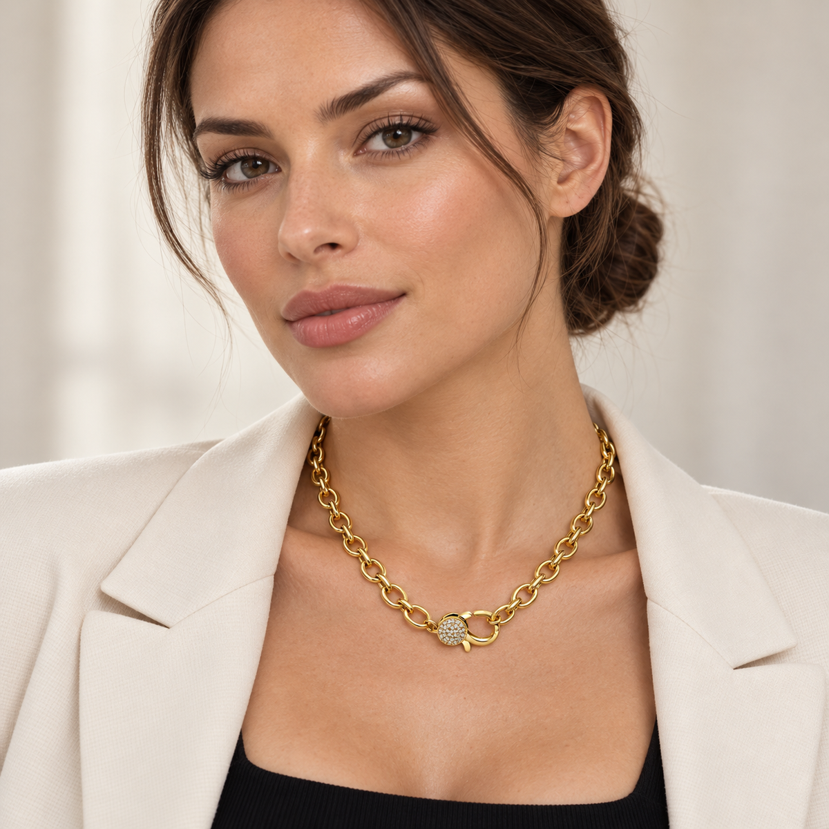 MUSE GOLD CHAIN NECKLACE