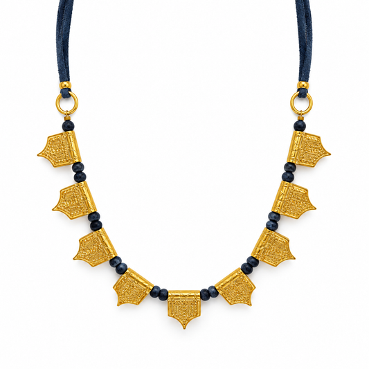 COSTA DORADA LAPIS STATEMENT NECKLACE