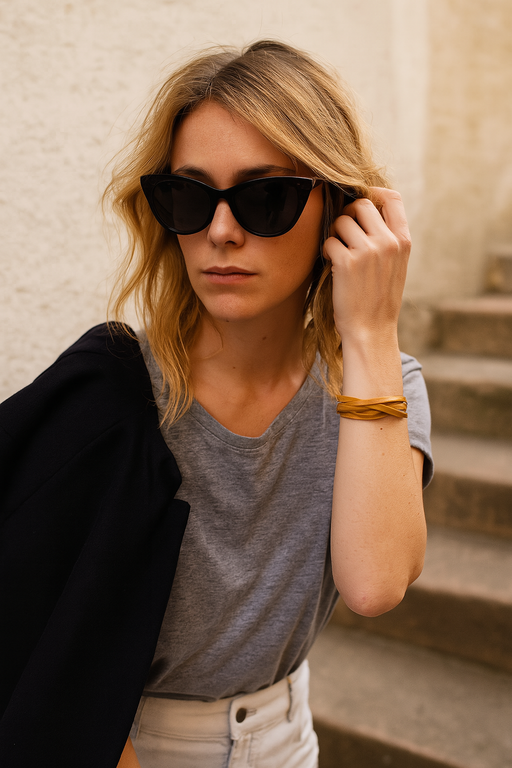 TAN LEATHER BRACELET