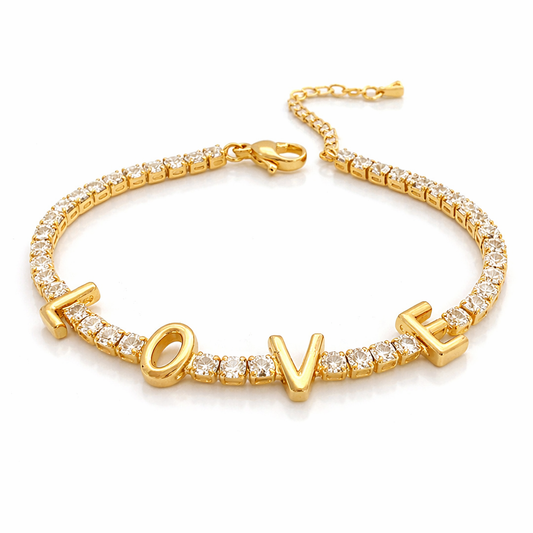 LOVE TENNIS BRACELET
