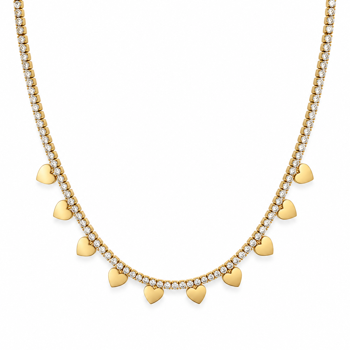 AMOUR CRYSTAL CHOKER NECKLACE