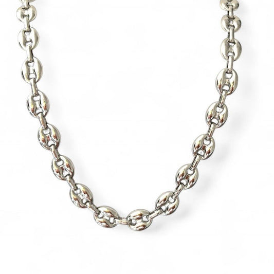SILVER MARINER LINK NECKLACE