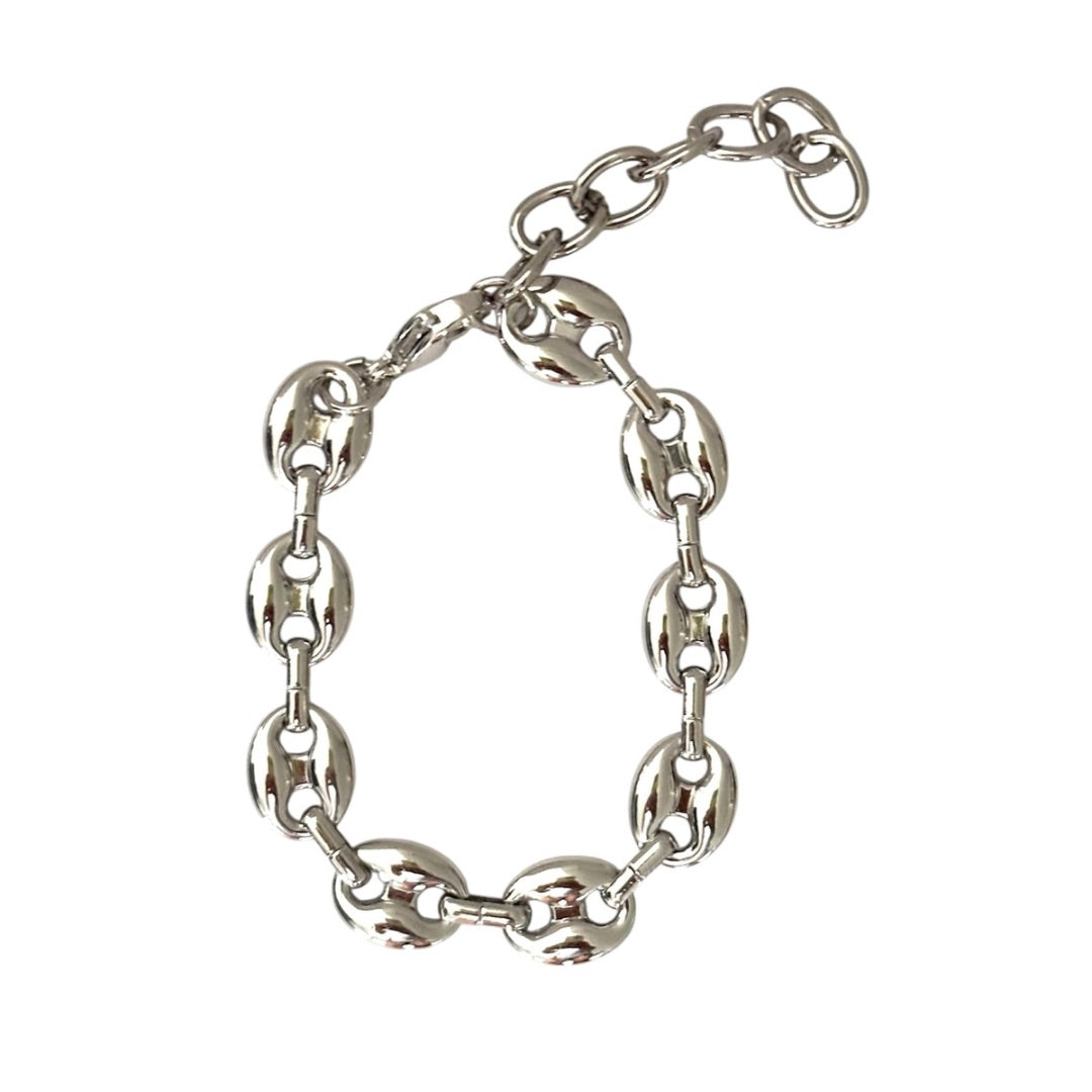 SILVER MARINER LINK BRACELET