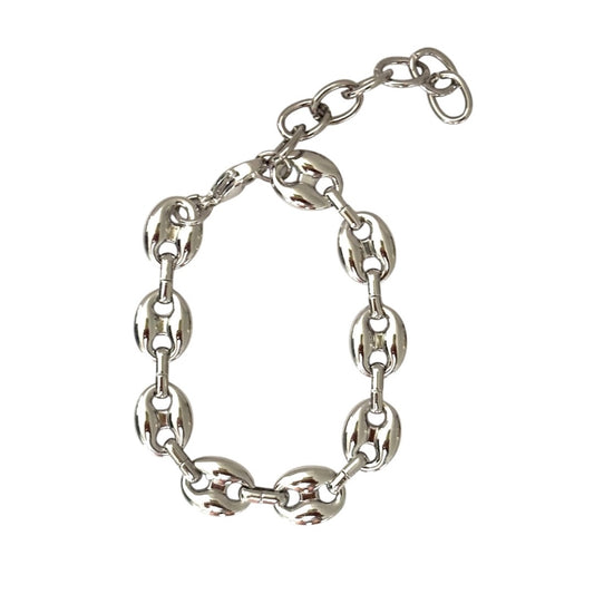 SILVER MARINER LINK BRACELET