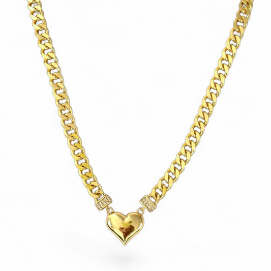 CUBAN HEART CHAIN