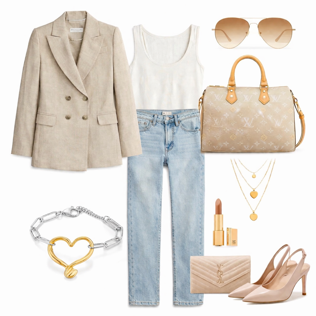 JULIETA HEART LINK BRACELET