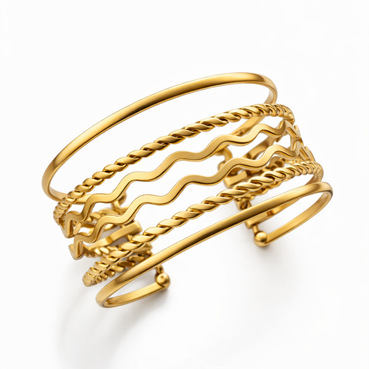 AURELIA WAVES CUFF BRACELET