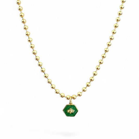 HEXA BEE NECKLACE