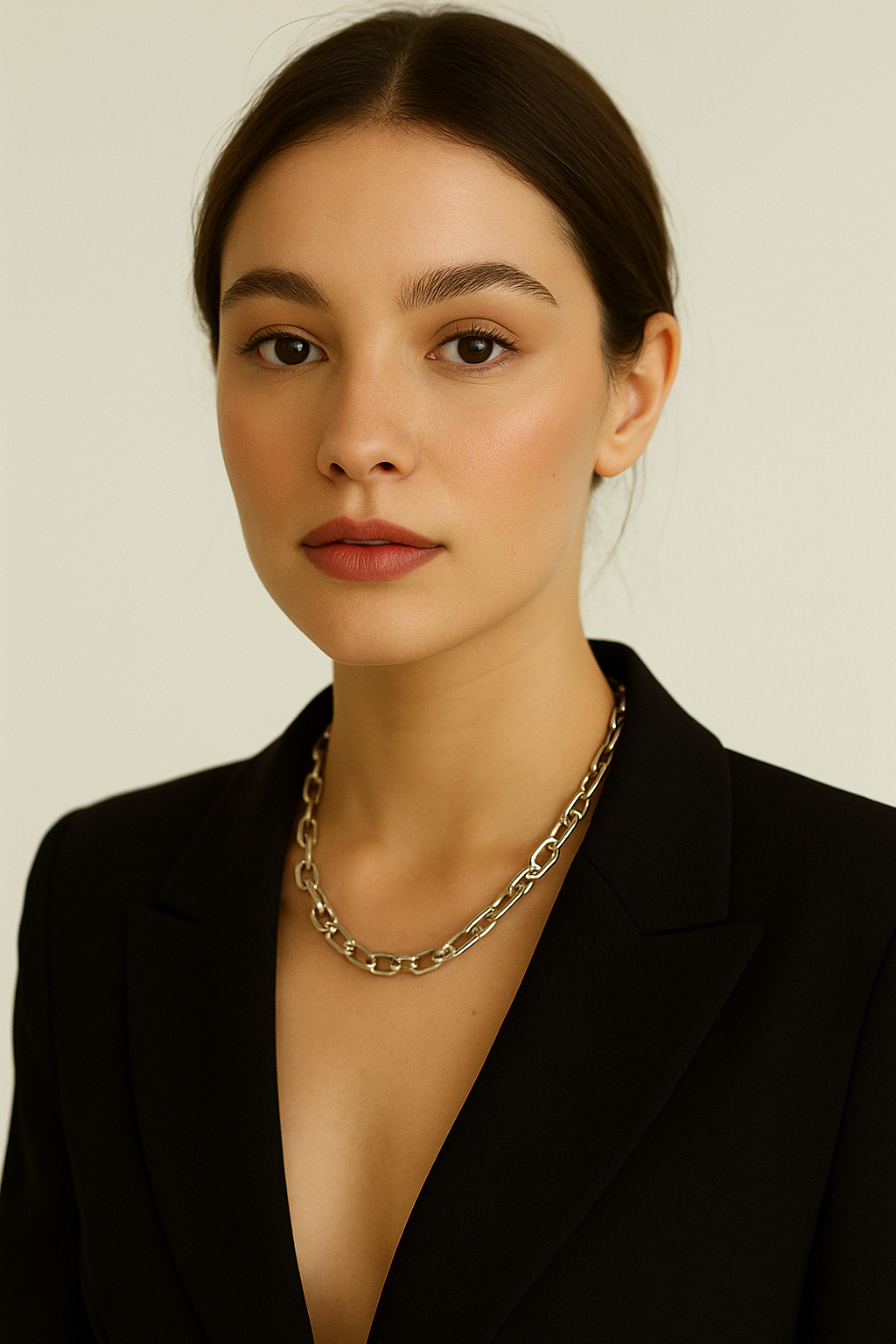 TOGGLE CLASP OVAL LINK CHAIN NECKLACE