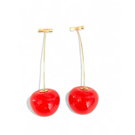 CHERRY DANGLE EARRINGS