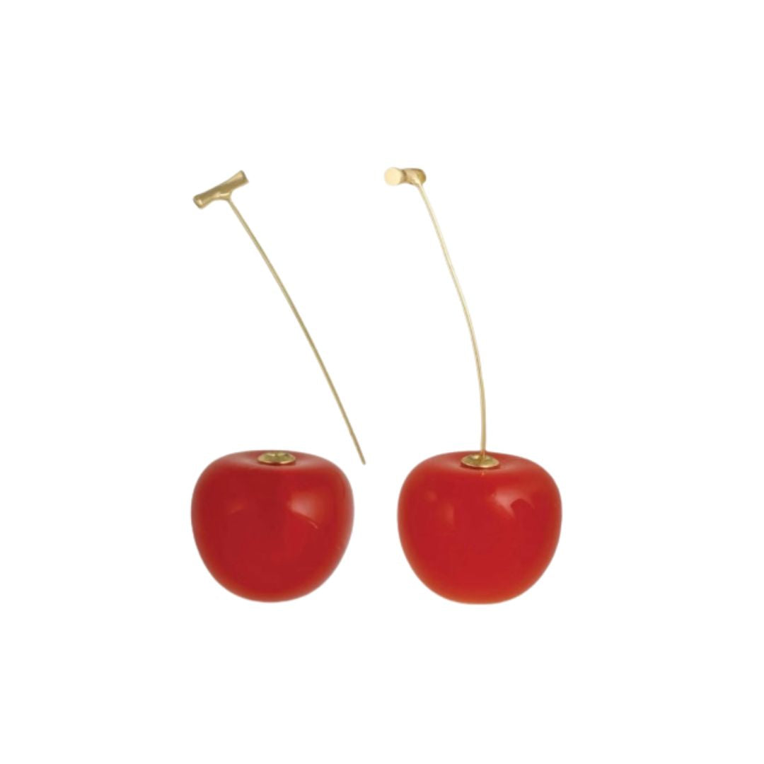 CHERRY DANGLE EARRINGS