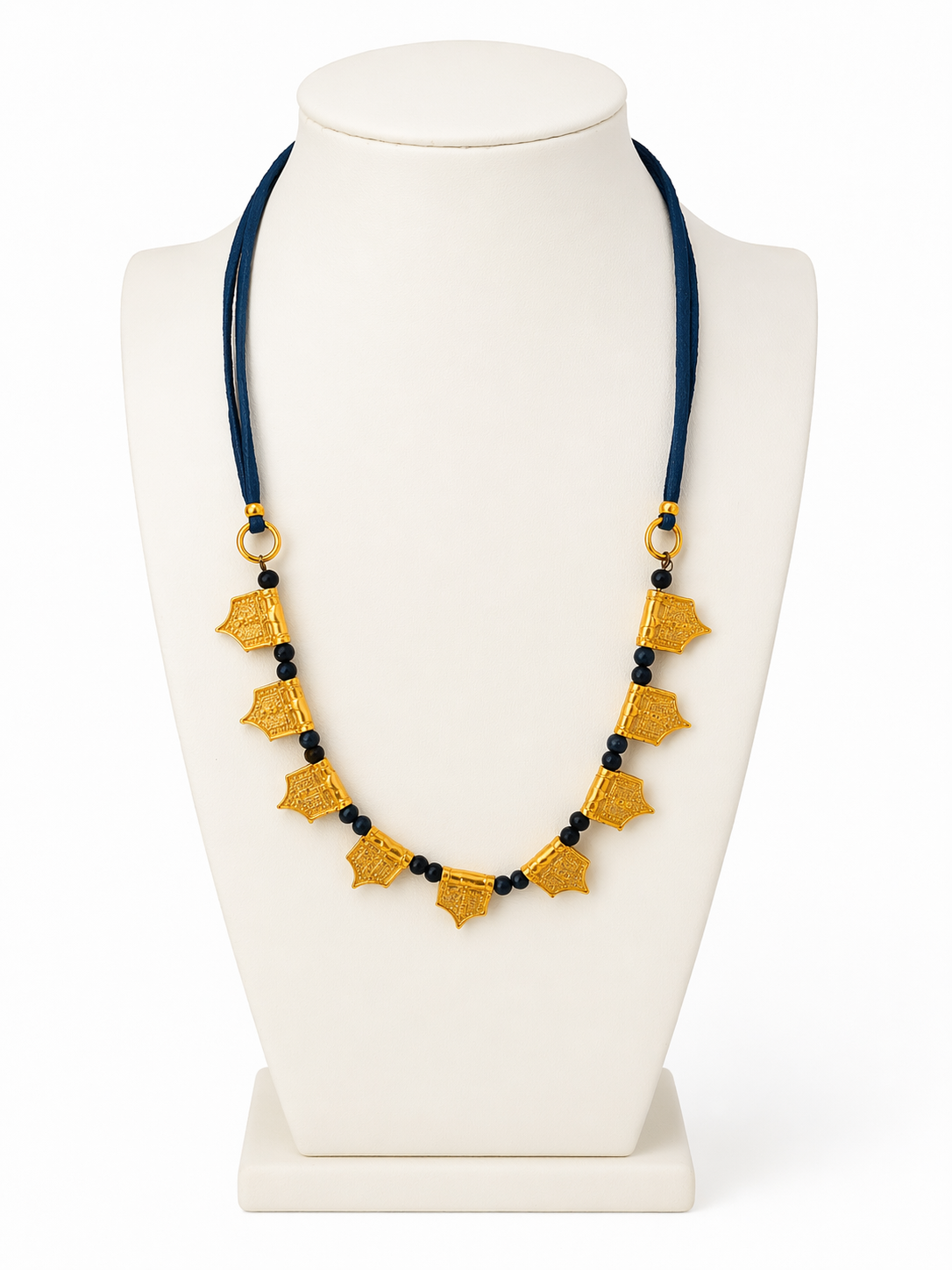 COSTA DORADA LAPIS STATEMENT NECKLACE