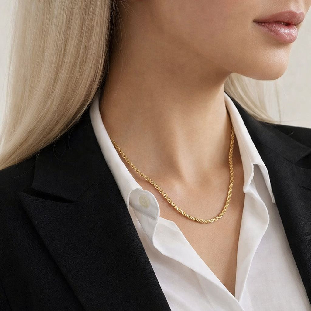 LUCIA GOLD ROPE CHAIN