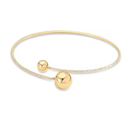 GOLDEN ORBIT BANGLE