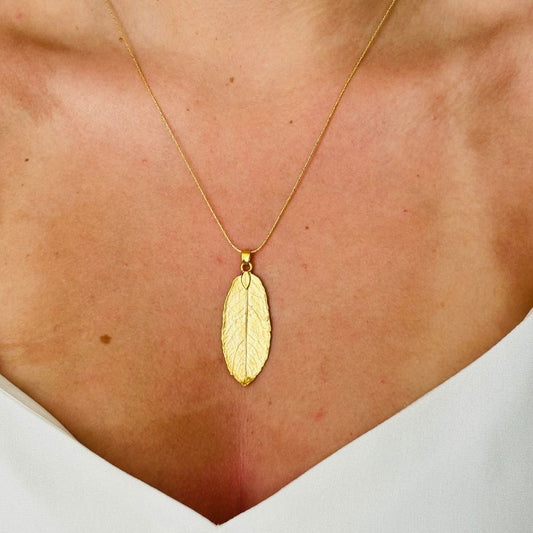 MARCIA LEAF NECKLACE