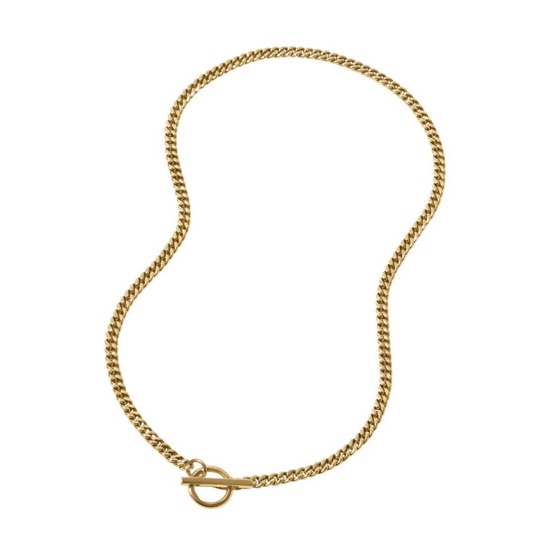 MARSELLA T-BAR CUBAN NECKLACE