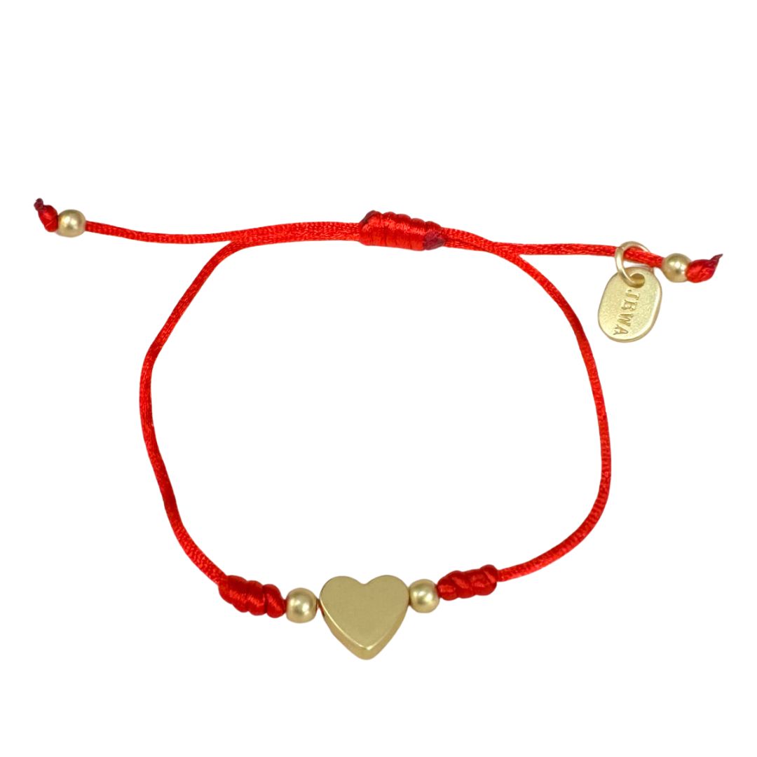 RED STRING HEART BRACELET – Metales & Co