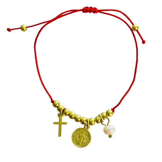 RED STRING FAITH CHARM