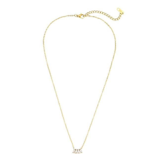 BAGUETTE BAR NECKLACE - Metales & Co